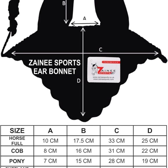 USA White Flag Saddle Pad Set with Matching Ear Bonnet – Print Horse Riding Gear - Picture 7 of 7